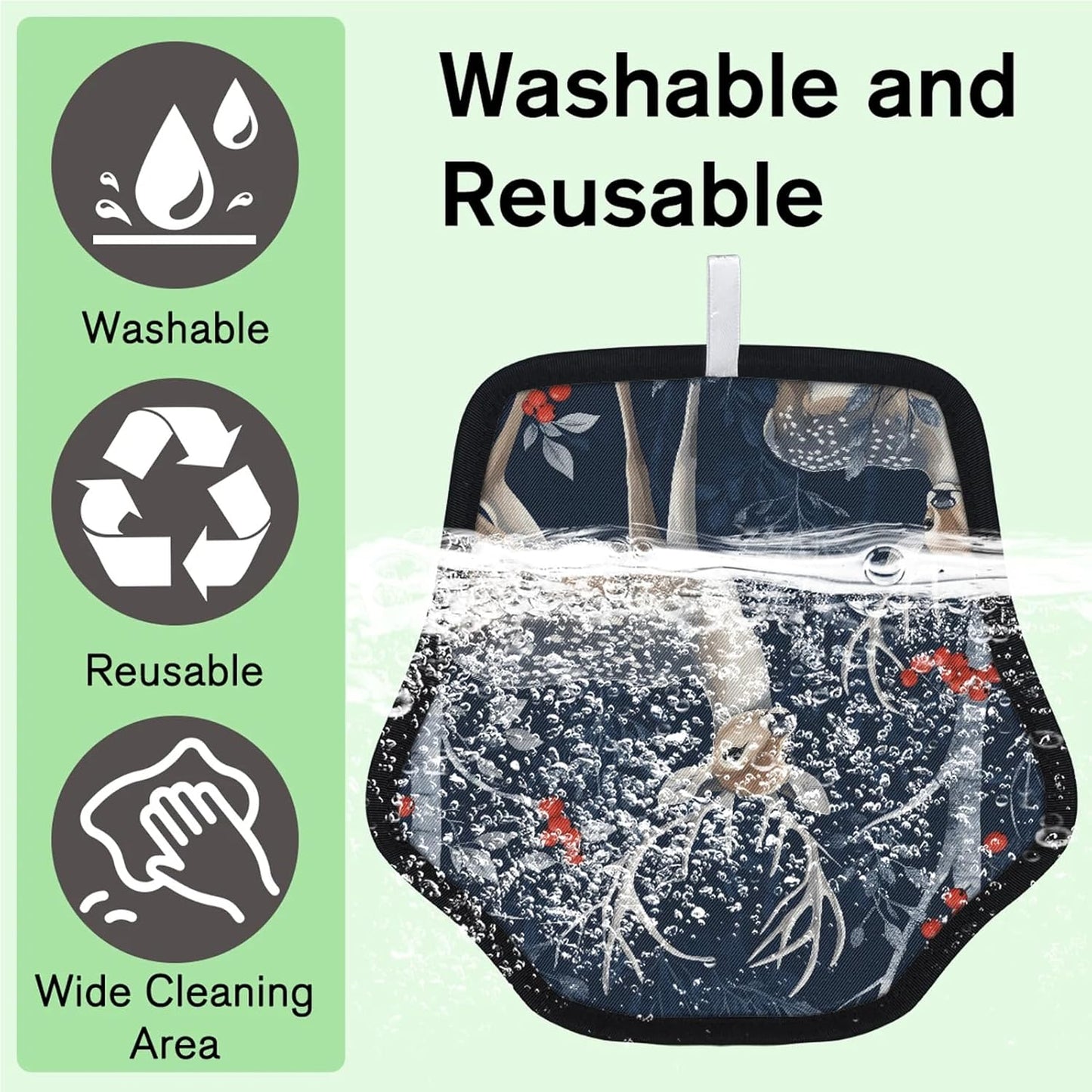 Pet Hair Removal Glove for Dogs Cats Reusable Washable Set