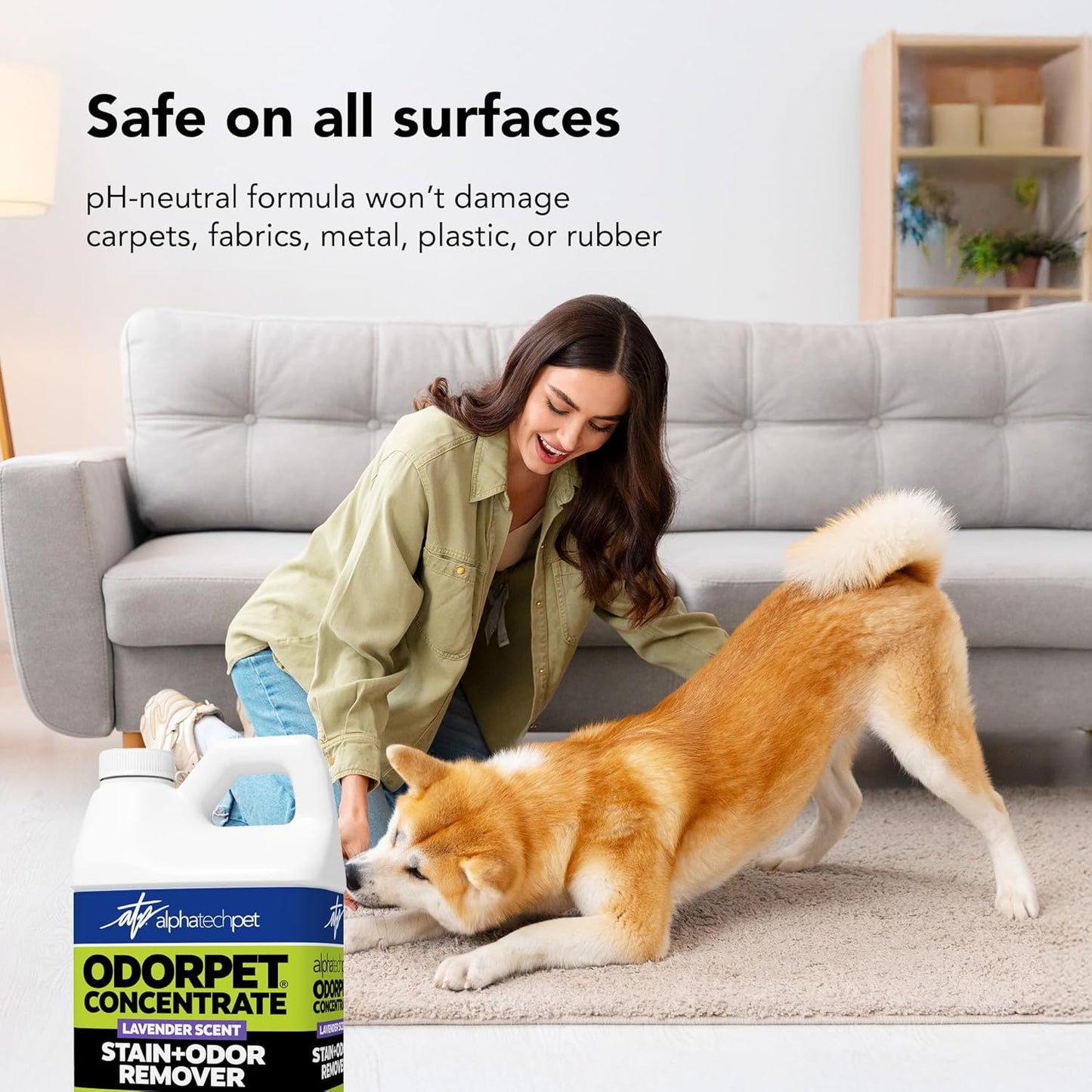 OdorPet Pet Stain Remover and Odor Eliminator - 64 Oz Non