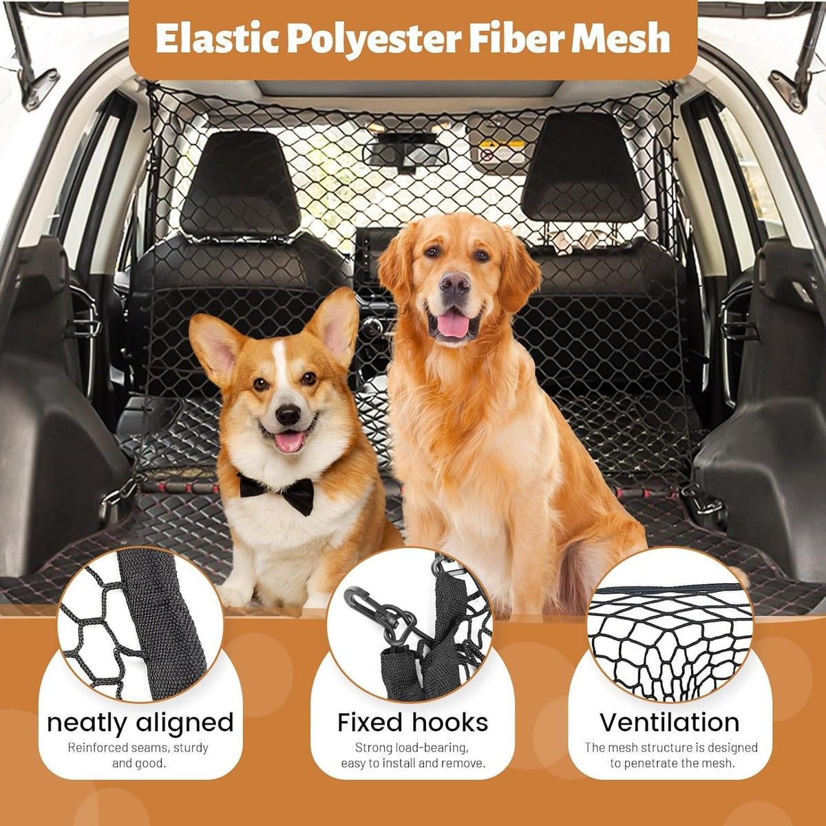 Dog Car Net Barrier for Suzuki Jimny IV 2018 2019 2020 2021