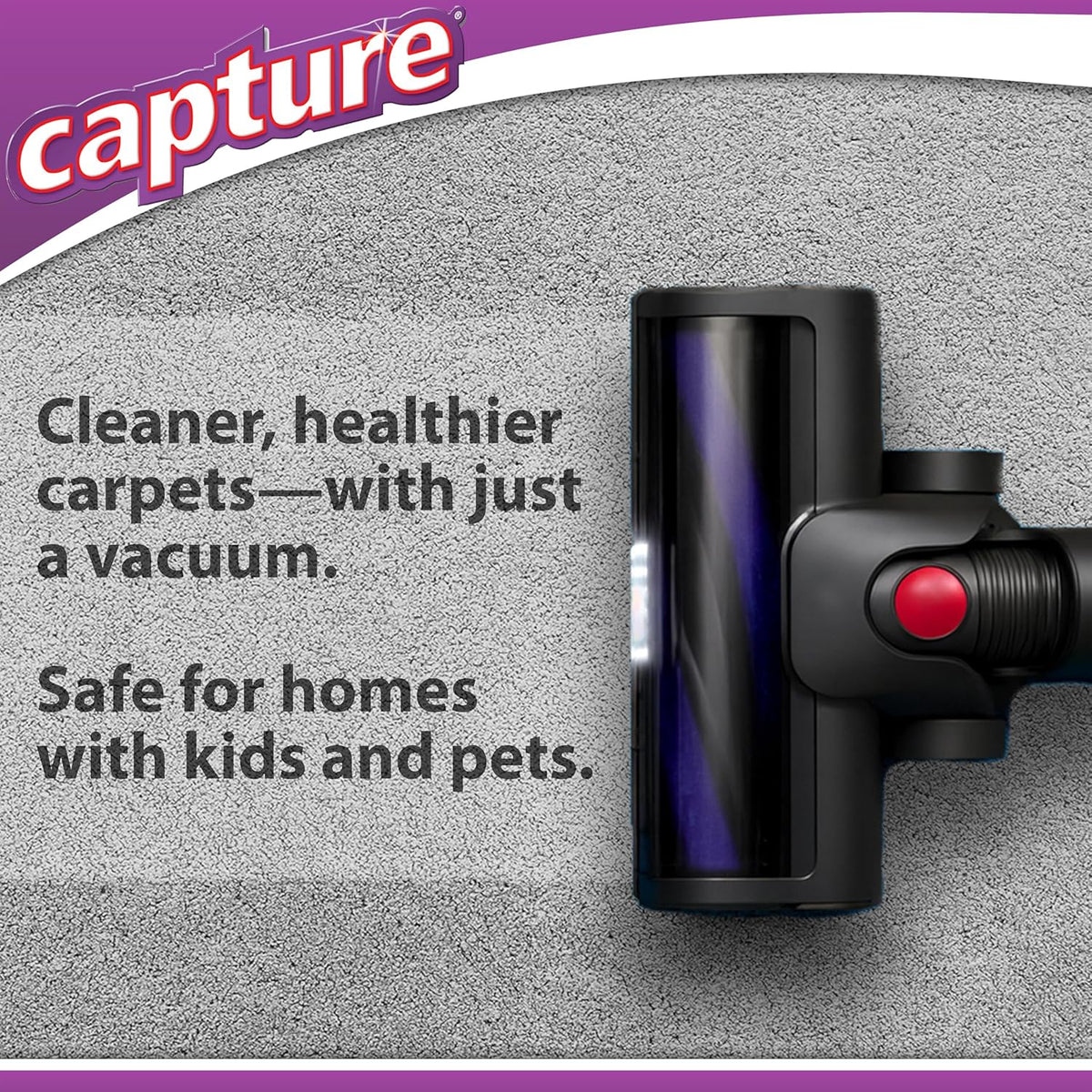 Carpet & Rug Dry Cleaner w/Brush - Dogs & Cats Pet, Home