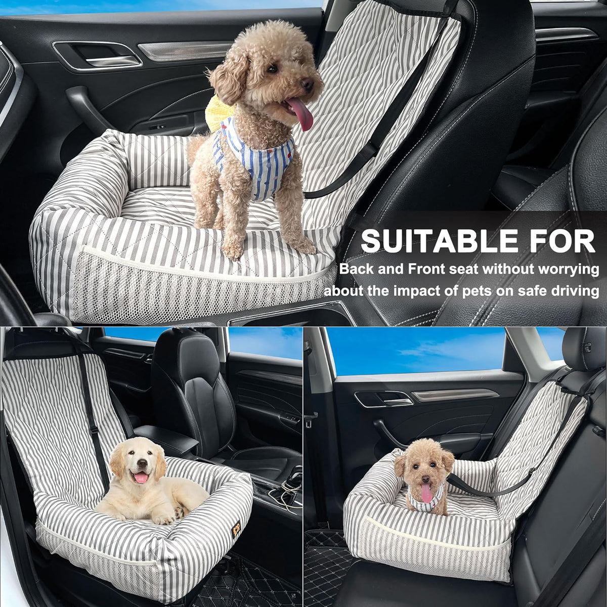 Dog Car Seat for Small and Medium Dogs, Booster Seat Sofa