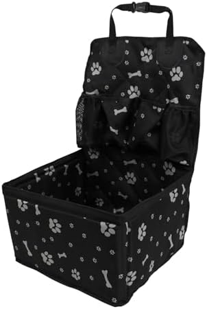 Pet Car Seat with Storage Pockets Universal for Small