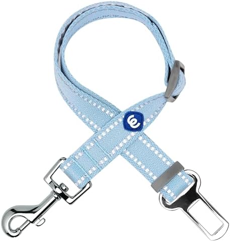 Essentials Pastel Color Reflective Dog Seat Belt Tether