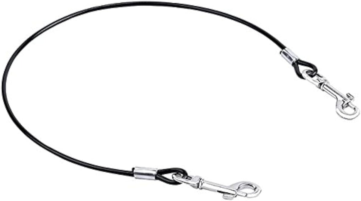 Pet Dog Car Seat Belt Restraint, Coated Stainless Steel