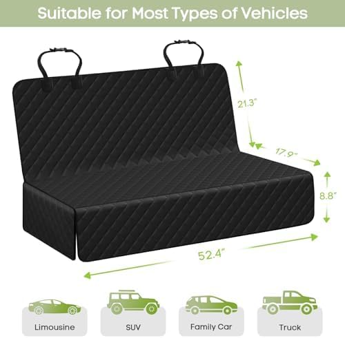 Dog Car Seat Cover for Back Seat Cover for Chevy Equinox