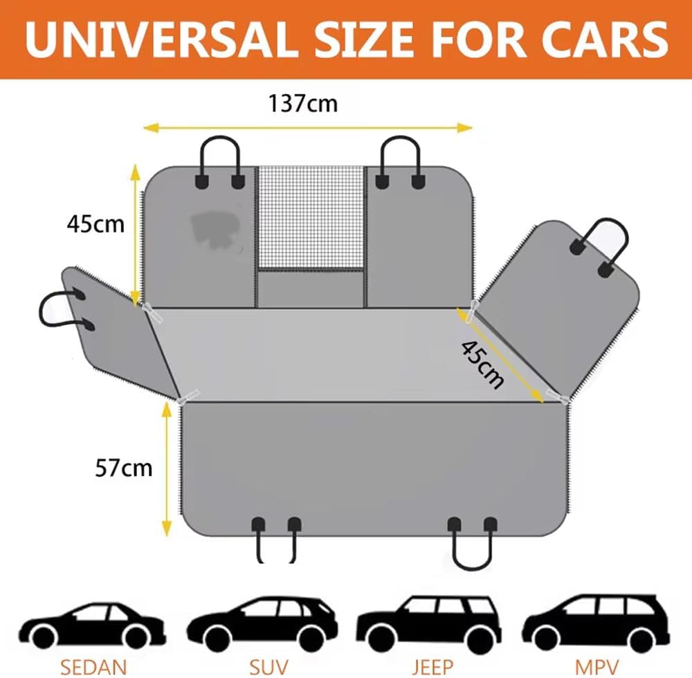 Car Seat Cover for Dogs, fit for Honda HRV Sport 2023-2026