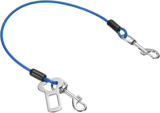 Chew Proof Dog Leash, 16 in Dog Seat Belt Harness with