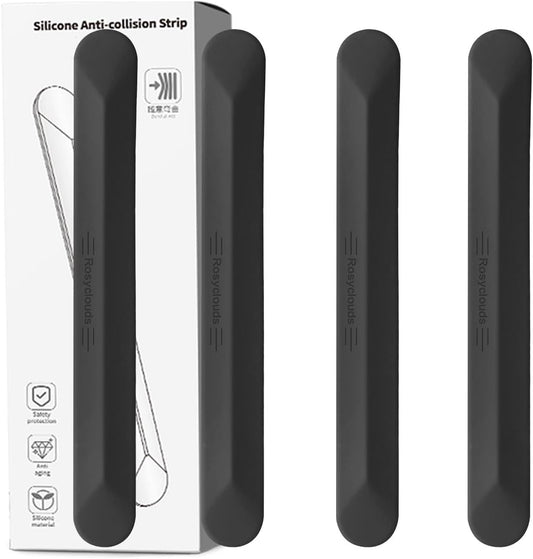 muekzu Silicone Car Door Edge Guard Trim Molding Crash Scratch Protector Scratch Guard for Car,Sedans,Truck,SUV 4PCS (Black)