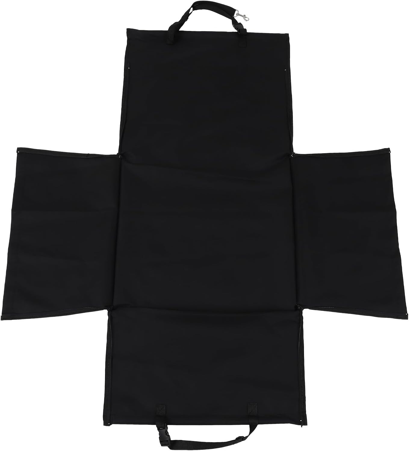 Pet Dog Seat Cushion with Adjustable Strap Black Single