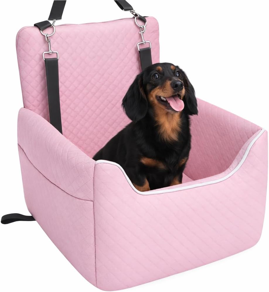 Dog Car Seat for Small/Medium Dogs Under 35lbs, Soft