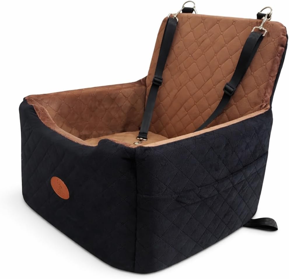 Dog Car Seat Booster for Small Dogs – Thick Cushion