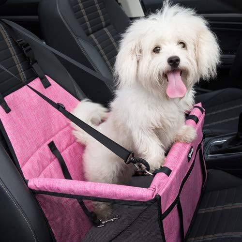 Pet Car Seat, Sturdy Reinforced Structure, Shortened Leash