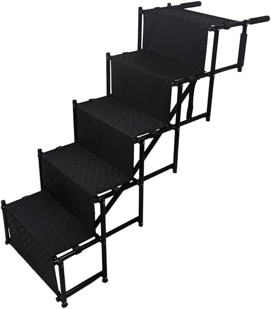 5 Steps Dog Car Ramp for Large Dog Support Up to 150 Lbs