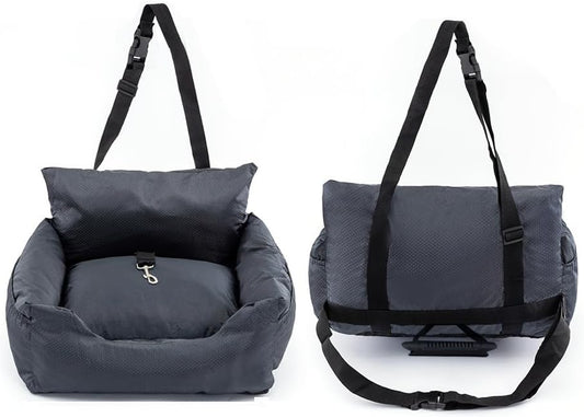 Dog Car Seat, Breathable Soft Pet Car Travel Home Bed