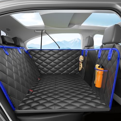 Dog Car Seat Cover for Back Seat, Hard Bottom Back Seat