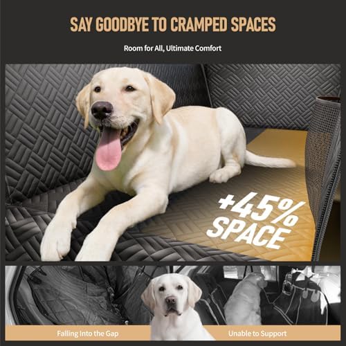 Dog Car Seat Cover , Waterproof Hard Bottom Back Dog
