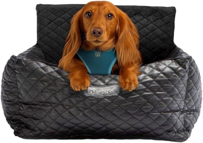 Pet Gear Dog Car Seat Bed Luxury Vegan Quilted Vegan