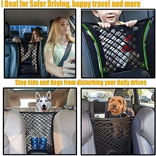 Car Divider & Storage Bag,Dog Car Net Barrier Pet Barrier