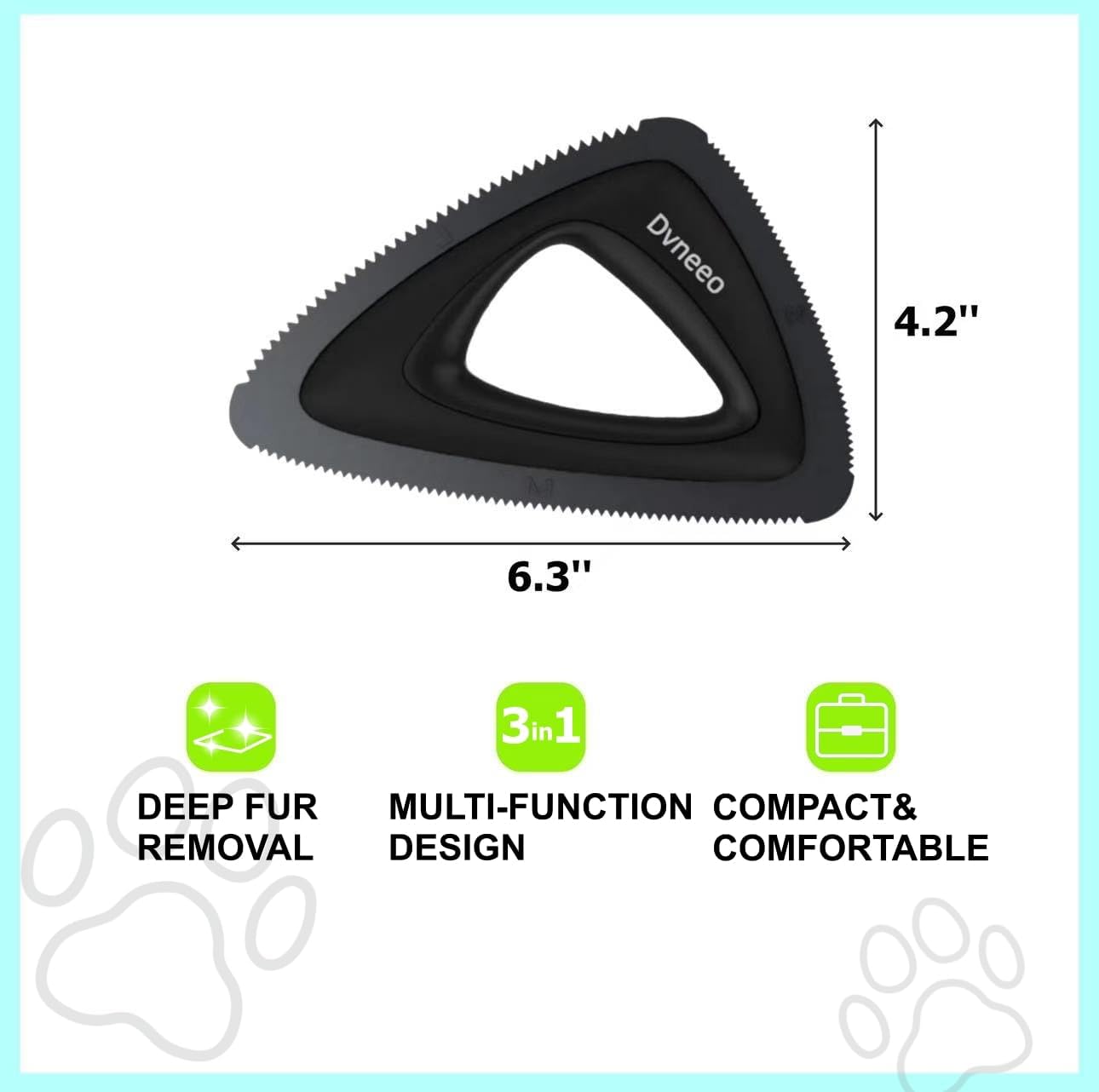 Pet Hair Removal Tool, Carpet Dog Hair Remover for Car