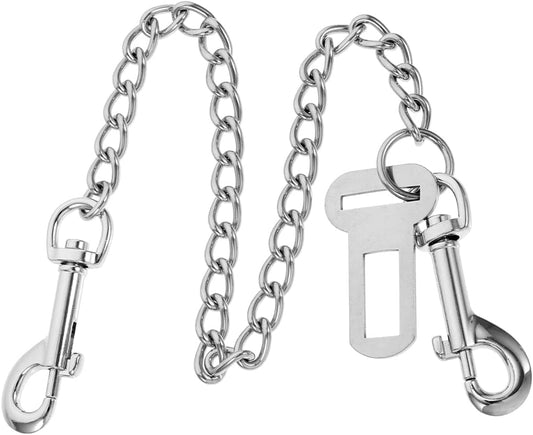 Stainless Steel Dog Car Seat Belt Portable Seatbelt Sturdy