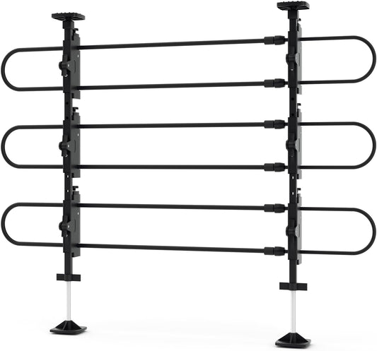 Adjustable Dog Barrier, Pet Gate Vehicle Back Seat Divider