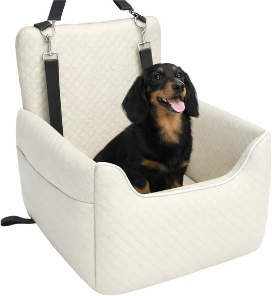 Dog Car Seat for Small/Medium Dogs Under 35lbs, Soft
