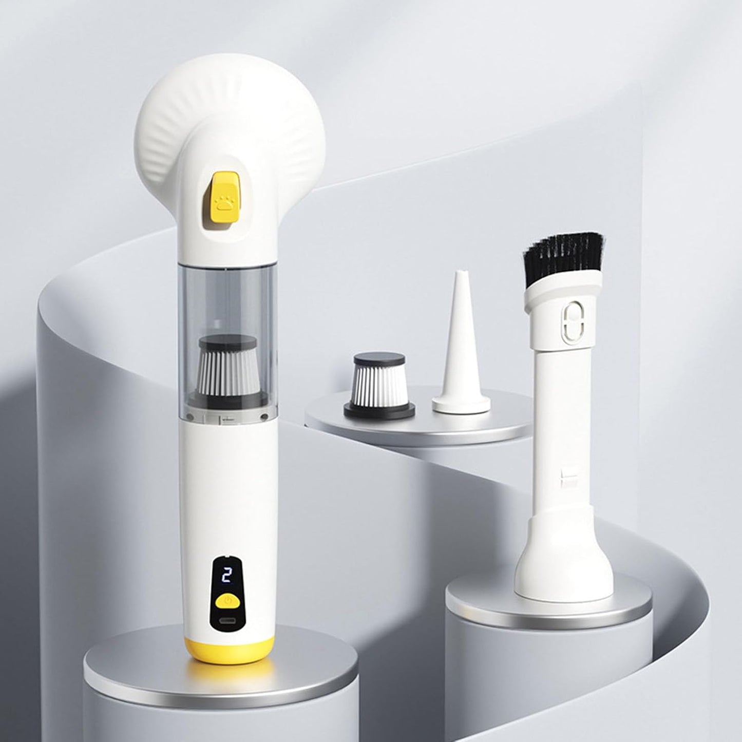 Powerful Pet Hair Vacuums Brush with Comb for Efficient