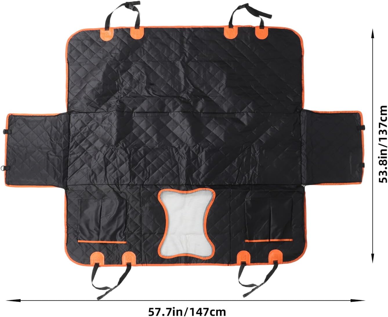 Dog Car Seat Cover Backseat Hammock for Dogs Waterproof Pet