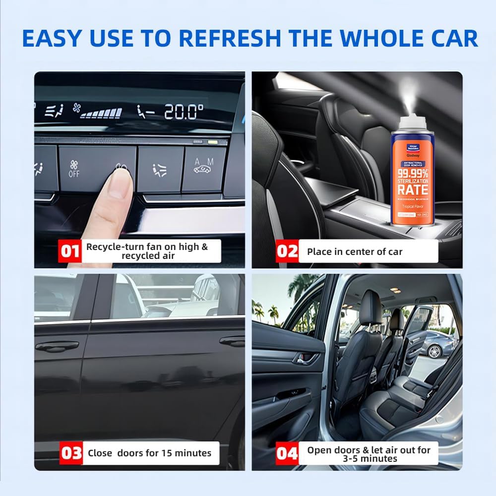 Glodway Whole Car Air Refresher,Odor Eliminator Remover
