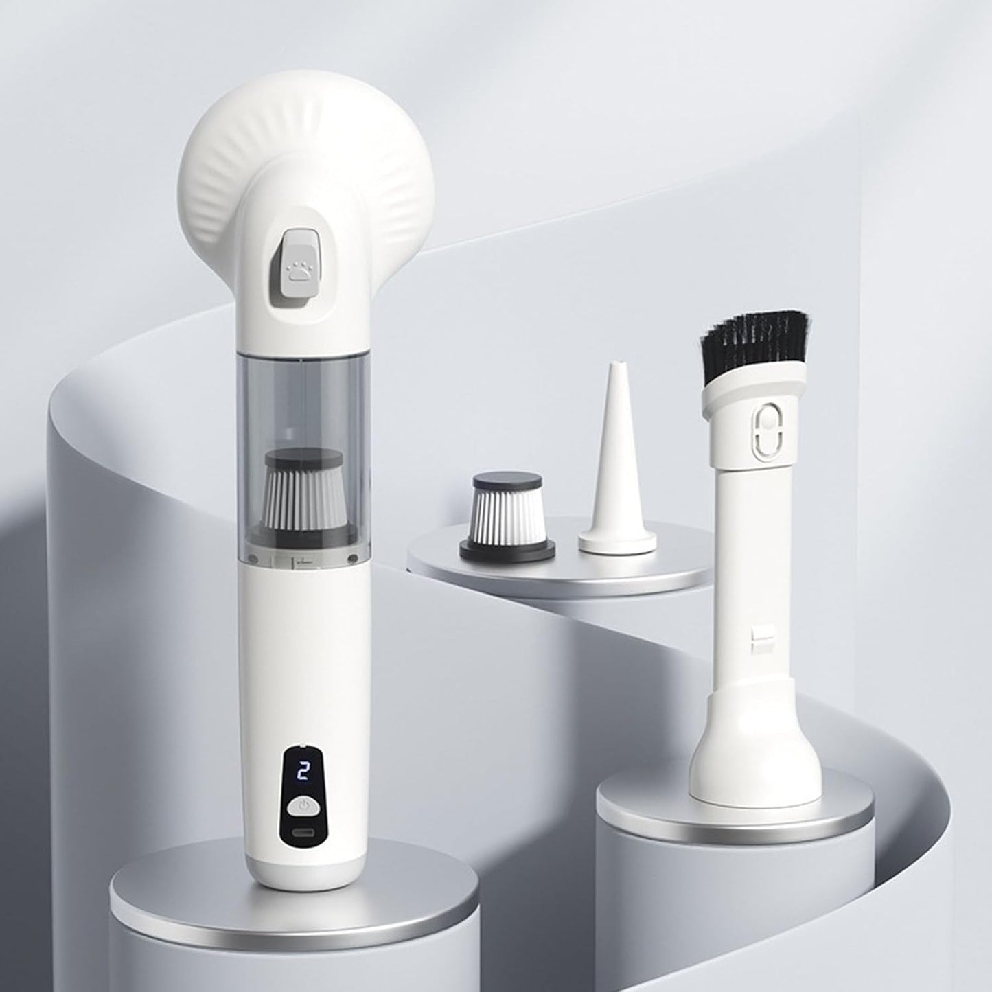 Powerful Pet Hair Vacuums Brush with Comb for Efficient