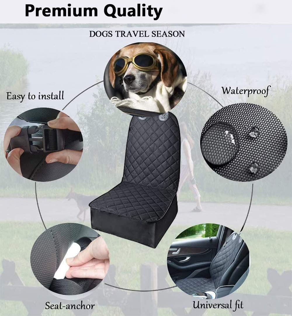 Front Pet Seat Cover Protector for Dogs Cats Car Nonslip