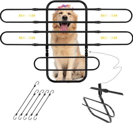 Dog Barrier for SUV,Sedan,Truck,Front/Back Seat,Elastic 5