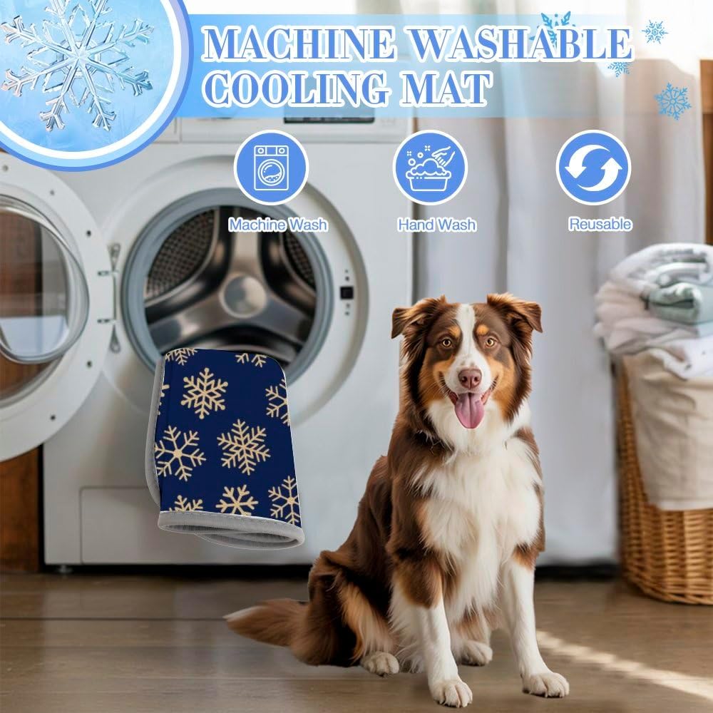 Cat Dog Cooling Pad Ice Silk Cooling Mat for Dog Crate Cool