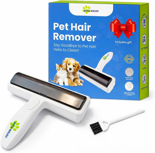 Pet Hair Removal Tool - Reusable Lint Roller for Dog & Cat