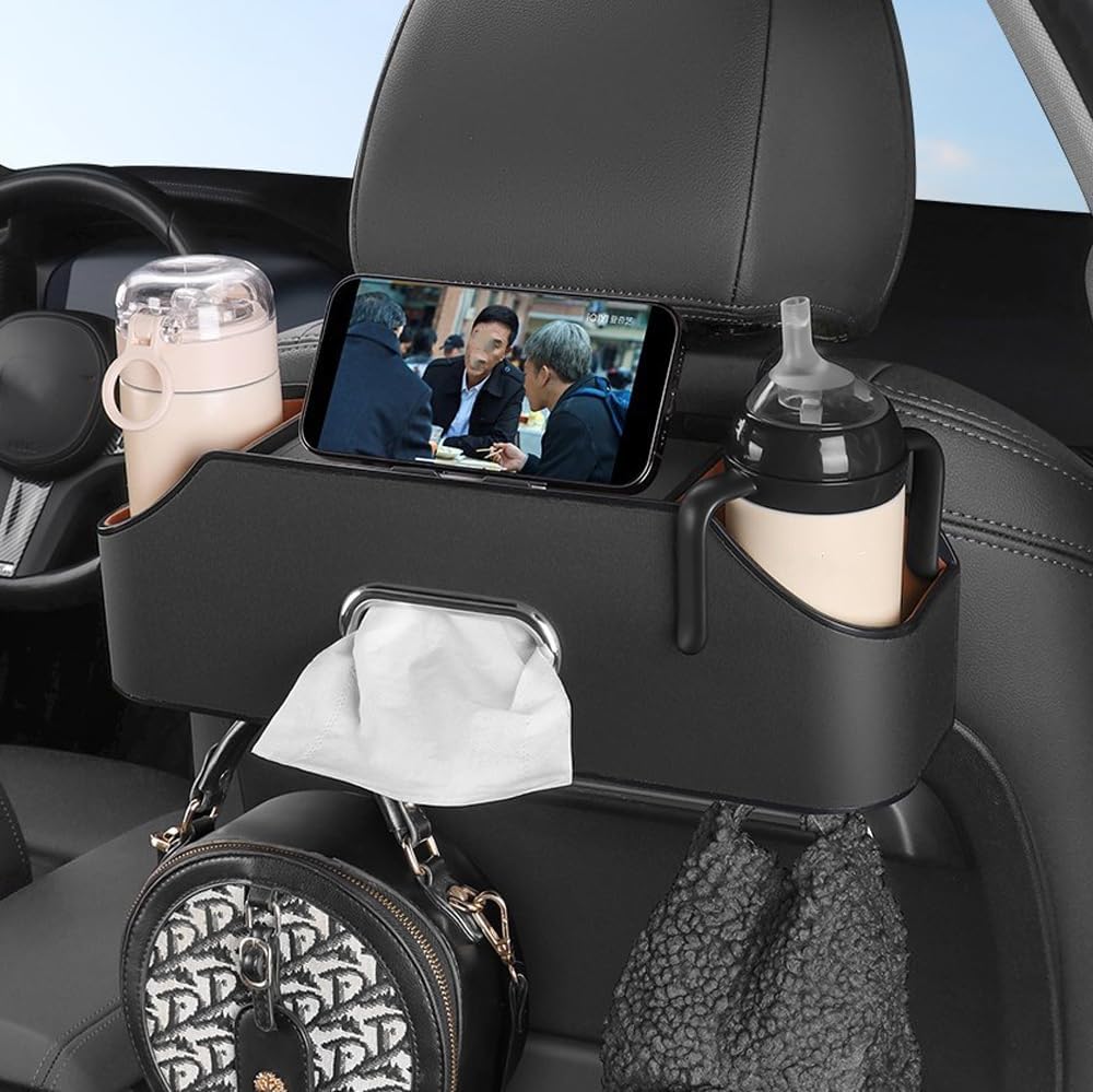 New car headrest Rear seat Multifunctional Storage Box