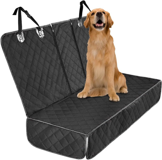 Dog Car Seat Cover for Back Seat, Waterproof Dog Bench Seat