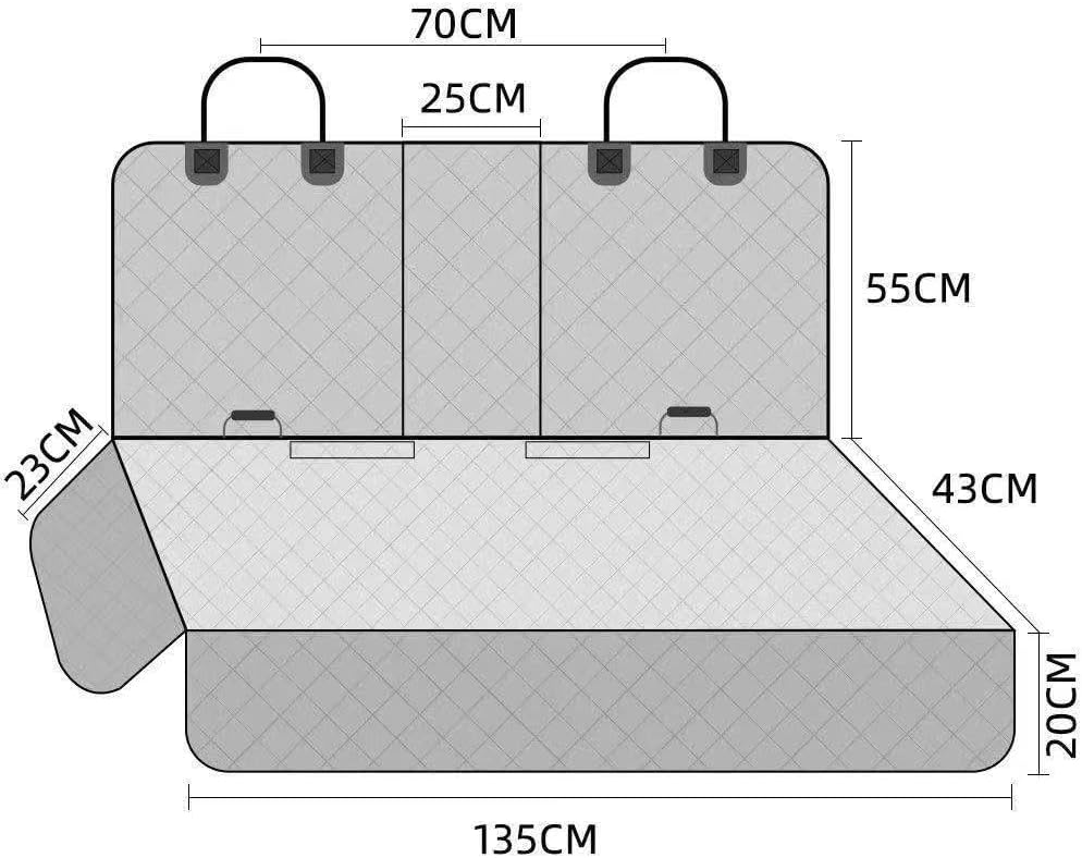 Pet Seat Cover Accessories, Dog Back seat Cover Protector