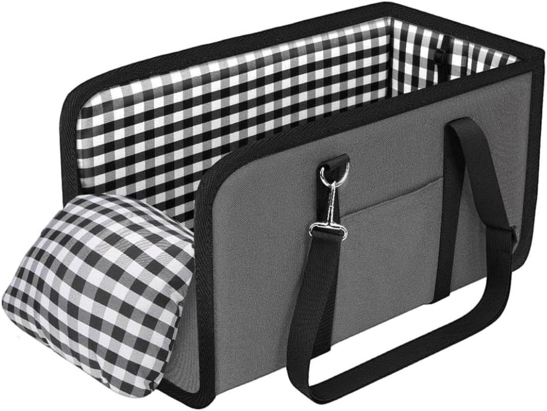 Sturdy Console Dog Car Seat, Portable Dogs Armrest Booster