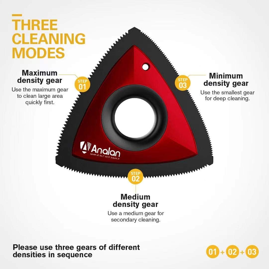 Mini Pet Hair Remover for Car Detailing Supplies, Triangle