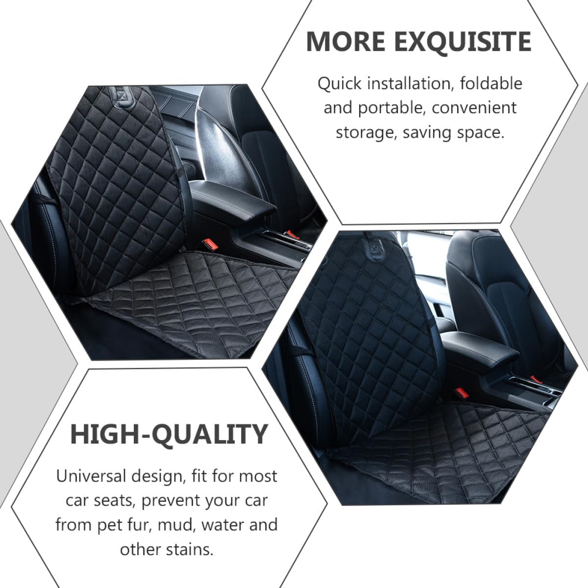Dog Car Seat Cover Waterproof Pet Seat Protector Non-Slip