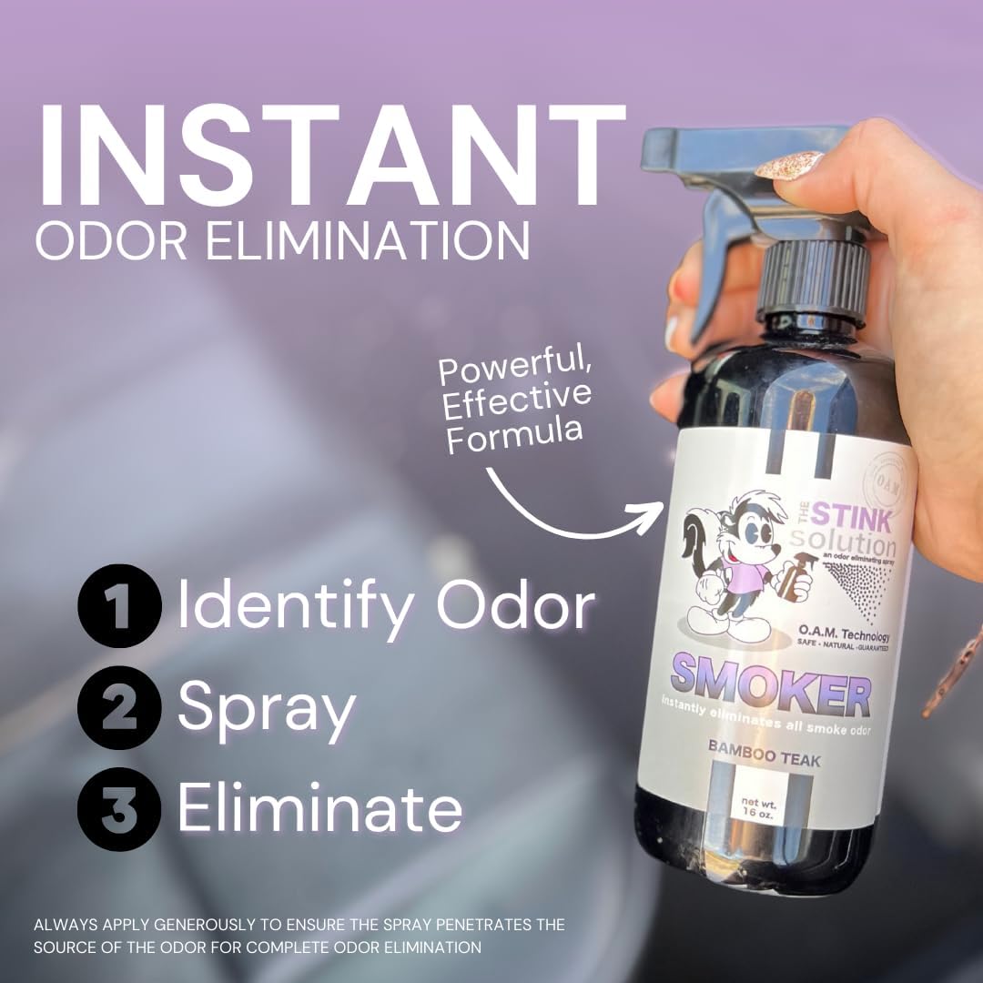 Smoke Odor Eliminator Spray for Home, Car, Clothes, Hands