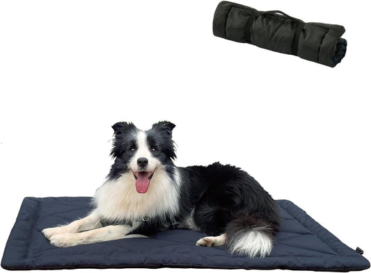 Rollup Camping Outdoor Dog Bed,Portable Dog Travel Mat with