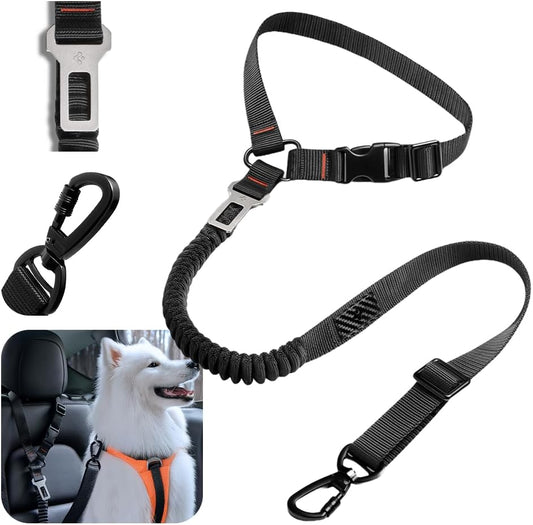 2 in 1 Car Seat Belt Tether for Dogs | High-Strength