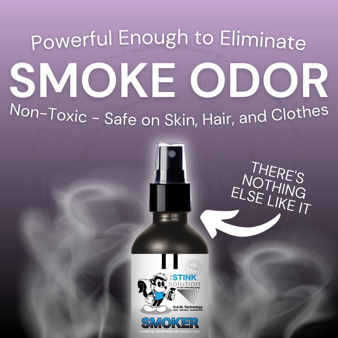 Smoke Odor Eliminator Spray for Home, Car, Clothes, Hands
