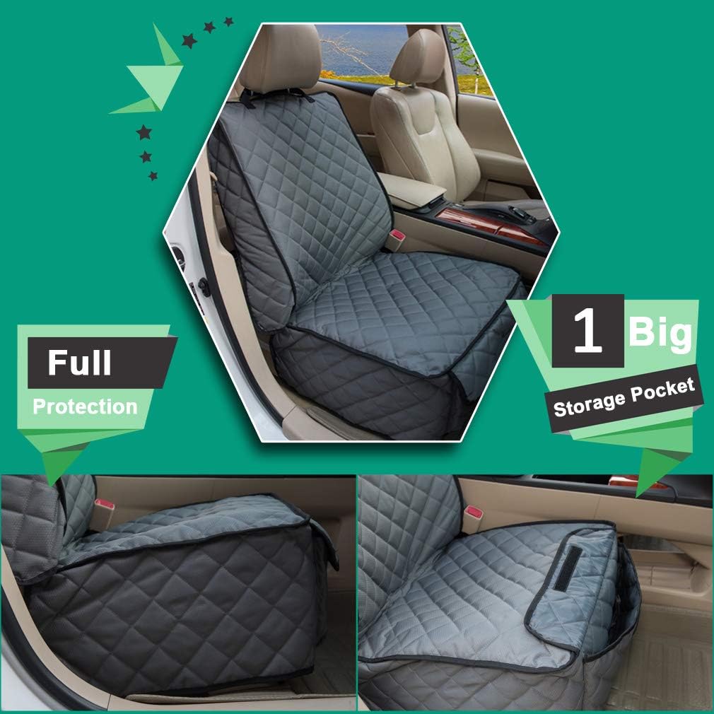 Waterproof Front Seat Cover Dog Car Seat Covers Nonslip and