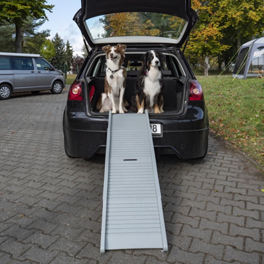 Folding Portable Pet Stair Ramp Rug Surface Foldable Car