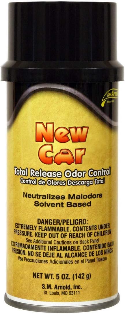 S.M. Arnold Total Release Fogger – Advanced Odor Counteractant for Malodors (Urine, Smoke, Cooking & More), Neutralizes & Destroys Odors in Large Spaces up to 6,000 Cu. Ft., New Car Scent