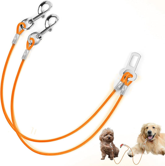 Dog Seat Belt Harness for Car,Dog Seatbelt of Coated Wire