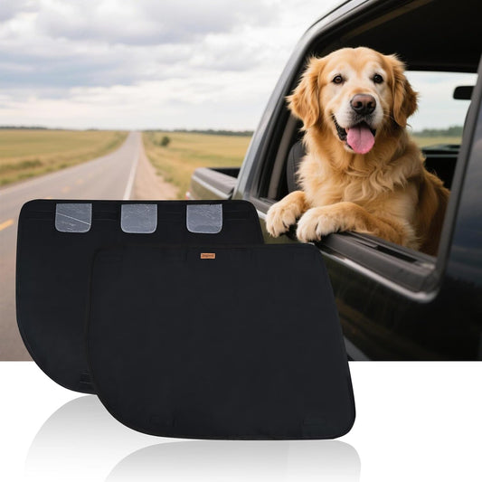 2 Pack Dog Car Door Protector, Waterproof Anti-Scratch Car