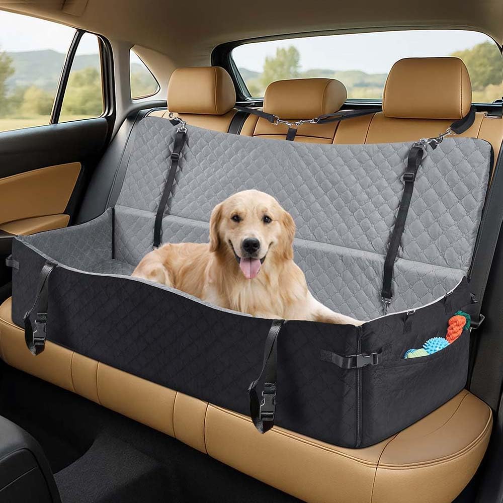 Dog Car Seat for Medium/Large Dogs up to 120lbs, Pet